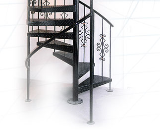 Carbon Steel Spiral Staircase image